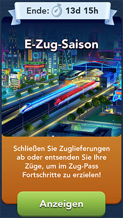 E Zug Saison Start