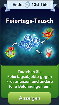 Feiertags Tausch Start