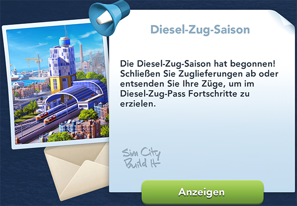 Diesel Zug Saison Info