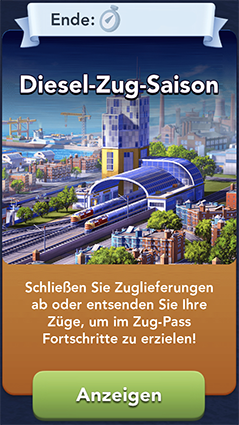 Diesel Zug Saison Start